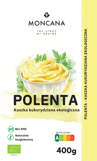 Polenta, glutenfreier Maisbrei für Kinder und Erwachsene, EKOlogical 30x400g