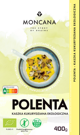 Polenta, bezglutenowa kaszka kukurydziana dla dzieci i dorosłych, EKOlogiczna 400g