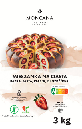 Uniwersalna Mieszanka Mąk na Ciasta - Bezglutenowa 3 kg