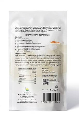 Bezglutenowa mąka ryżowa, mąka pudrowa 500g 