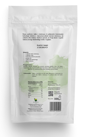 Glutenfreies Kichererbsenmehl in Pulverform 3kg