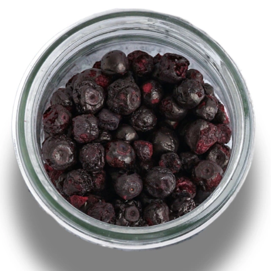 Gefriergetrocknete Heidelbeeren BIO Glas 40g