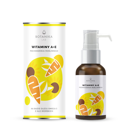 Witamina A+E pochodzenia roślinnego 20ml - suplement diety 