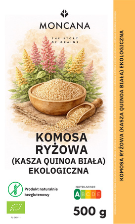 Komosa Ryżowa, Kasza Quinoa Biała EKOlogiczna bezglutenowa 500g