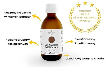 OIL FROM HERBAGE WITH LIKOPEN AND GLA - elixir of health 500ml