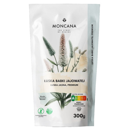 Egg plantain ground light husk premium (Psyllium husk) - gluten-free 300g