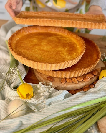 Kit for shortcrust tart and cheesecake dough