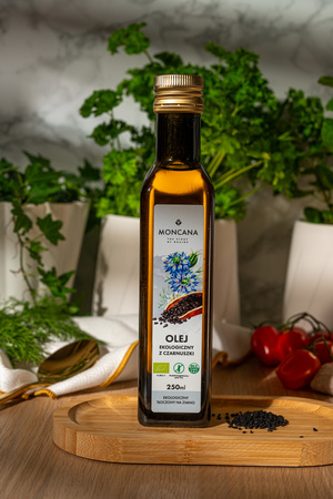 Organic cumin oil for children and adults, cold-pressed 250ml 