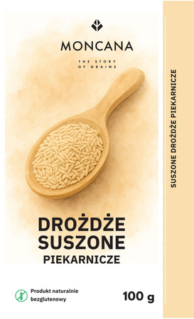 Drożdże suszone piekarnicze, bezglutenowe 100g