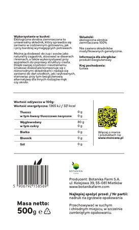 Gluten-free corn starch EKOlogical 500g