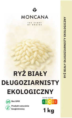 EKOlogiczny ryż biały długoziarnisty bezglutenowy 1kg