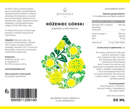 Różeniec górski -  50 ml