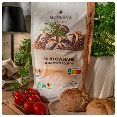 Mąka na Bułki Owsiane ze Skrzypem Polnym - bezglutenowa 780g (12 sztuk)