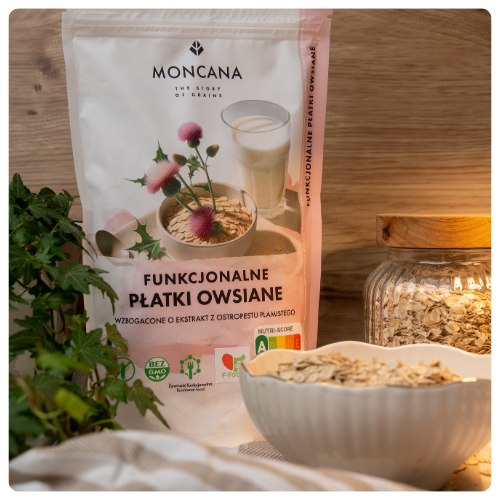 Owsianka Funkcjonalna – Bezglutenowe Płatki Owsiane z Ostropestem