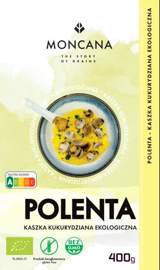 Polenta, bezglutenowa kaszka kukurydziana dla dzieci i dorosłych, EKOlogiczna 400g